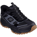 Black - Front - Skechers Mens Viking AT Suede Hiking Shoes