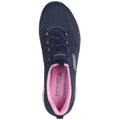 Navy-Pink - Lifestyle - Skechers Womens-Ladies Summits New Nature Trainers