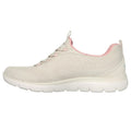 Natural-Pink - Back - Skechers Womens-Ladies Summits New Nature Trainers