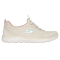 Natural-Pink - Side - Skechers Womens-Ladies Summits New Nature Trainers