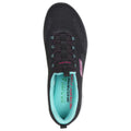 Black-Blue - Lifestyle - Skechers Womens-Ladies Summits New Nature Trainers