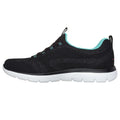 Black-Blue - Back - Skechers Womens-Ladies Summits New Nature Trainers