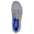 Grey-Blue - Lifestyle - Skechers Womens-Ladies Summits New Nature Trainers