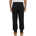 Black - Back - Dickies Womens-Ladies Twill Cargo Pocket Jogging Bottoms