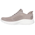 Taupe - Lifestyle - Skechers Womens-Ladies Bobs Squad Chaos Current Muse Sports Trainers