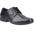 Black - Front - Boys Alec Leather Shoes