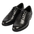 Black - Pack Shot - Lee Childrens-Kids Leather School Shoes