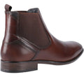 Cognac - Back - POD Mens Frank Leather Chelsea Boots