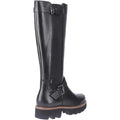 Black - Back - POD Womens-Ladies Aleena Leather Tall Boots