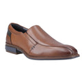 Cognac - Front - POD Mens Spear Leather Formal Shoes