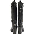 Black - Back - POD Womens-Ladies Nitika Leather Boots