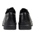 Black - Back - POD Childrens-Kids Irene Leather School Shoes