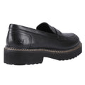 Black - Back - POD Mens Kenny Leather Loafers