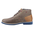 Grey - Side - POD Mens Aries Oiled Leather Chukka Boots