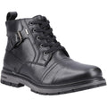 Black - Front - POD Mens Eros Leather Boots