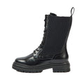 Black - Side - POD Womens-Ladies Polly Leather Boots