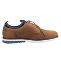 Tan - Lifestyle - POD Mens Murphy Italian Leather Trainers