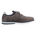 Grey - Lifestyle - POD Mens Murphy Italian Leather Trainers