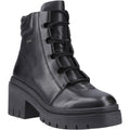 Black - Front - POD Womens-Ladies Winona Leather Heeled Boots