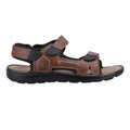 Tan - Lifestyle - Hush Puppies Mens Alistair Leather Sandals