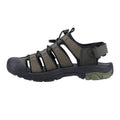 Khaki - Side - Hush Puppies Mens Peru Sandals