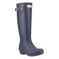 Navy - Front - Hunter Womens-Ladies Tall Wellington Boots