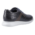 Navy - Back - POD Mens Aston Leather Casual Shoes