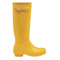 Yellow - Side - Hunter Womens-Ladies Original Tall Wellington Boots