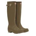 Olive Leaf - Front - Hunter Womens-Ladies Original Tall Wellington Boots