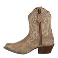 Driftwood - Side - Durango Womens-Ladies Crush Distressed Western Boots