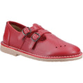 Red - Front - POD Womens-Ladies Marley T-Bar Shoes