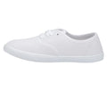 White - Lifestyle - Mirak 204-ASG14 Unisex Childrens Lace-Up Plimsolls - Boys-Girls Gym Trainers