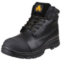 Black - Pack Shot - Amblers Mens FS301 Cordoba S3 Lace Up Safety Boot