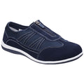 Navy - Front - Fleet & Foster Womens-Ladies Mombassa Comfort Shoes