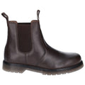 BROWN - Front - Amblers Chelmsford Leather Dealer Boot - Mens Boots