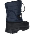 Navy-Black - Side - Cotswold Childrens-Kids Icicle Snow Boots