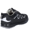 Black - Back - Centek Unisex FS313 Extra Light Water Resistant Nubuck Leather Safety Trainer