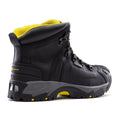 Black - Side - Amblers Mens Waterproof Wide Fit Leather Safety Boot