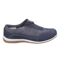 Grey - Back - Fleet & Foster Womens-Ladies Mombassa Comfort Shoe