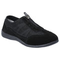 Black - Front - Fleet & Foster Womens-Ladies Mombassa Comfort Shoe