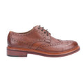 Brown - Back - Cotswold Mens Quenington Goodyear Welt Lace Up Leather Shoe