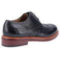 Black - Side - Cotswold Mens Quenington Goodyear Welt Lace Up Leather Shoe