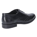 Black - Lifestyle - Hush Puppies Mens Oaken Brogue Leather Shoe