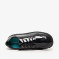 Black - Pack Shot - Hush Puppies Girls Kiera Junior Patent Leather Shoes