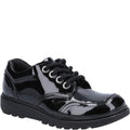 Black - Front - Hush Puppies Girls Kiera Junior Patent Leather Shoes