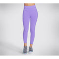 Neon Pink-Purple - Front - Skechers Womens-Ladies Gowalk High Waist 3-4 Leggings