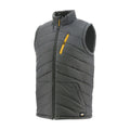 Shadow Grey - Front - Caterpillar Unisex Adult Essentials Quilted Body Warmer