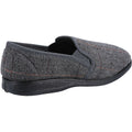 Grey - Side - Fleet & Foster Mens Mitchell Slippers