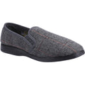 Grey - Front - Fleet & Foster Mens Mitchell Slippers