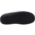 Grey - Side - Fleet & Foster Womens-Ladies Adelaide Memory Foam Slippers